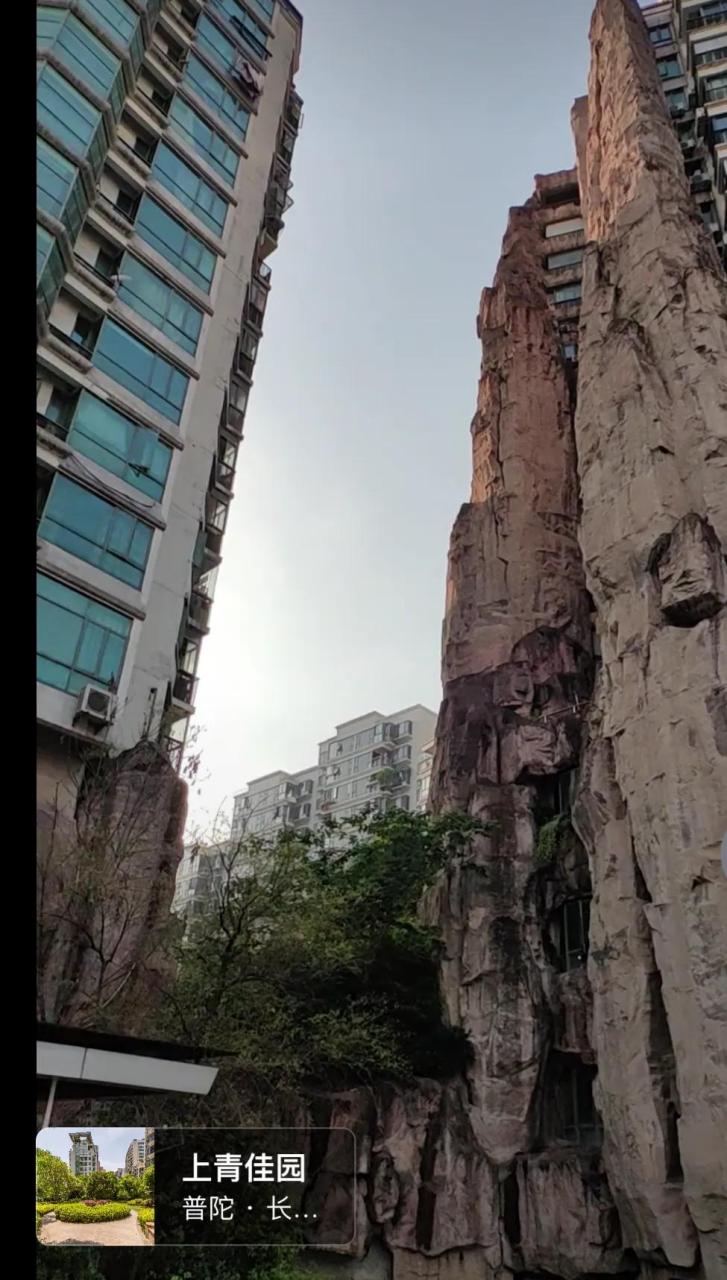 这个假山楼位于上青佳园,上青佳园在普陀区内环内长寿路板块繁华地段