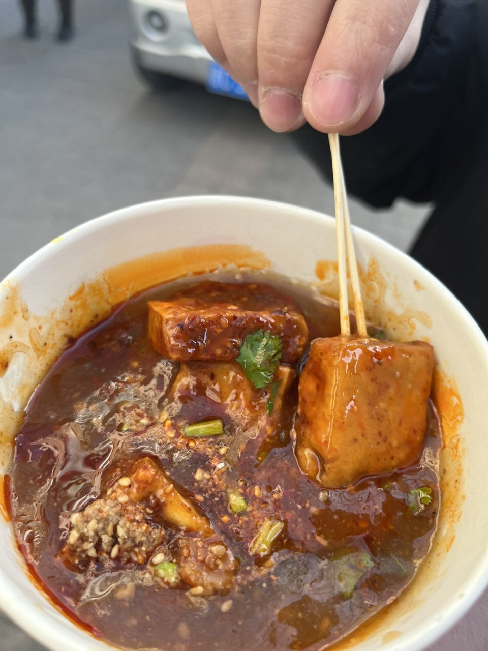 山西阳泉特色小吃 感觉比较有特色呢  价格便宜  分量多  味道也不错