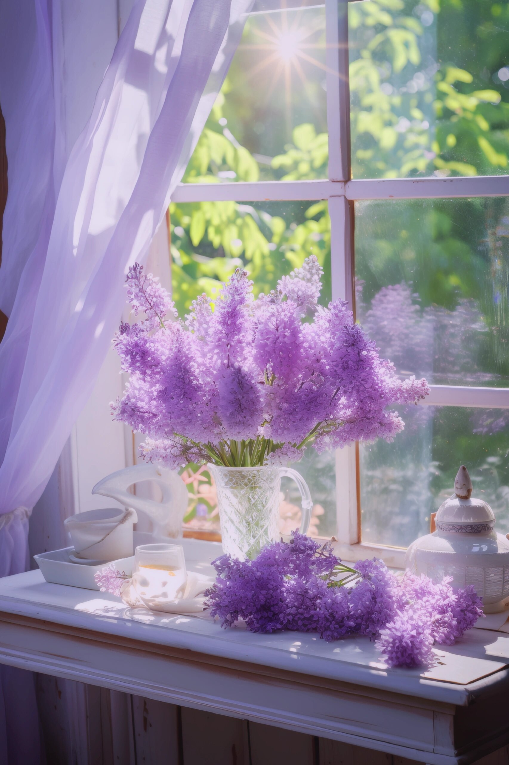 薰衣草的花语是:等待爱情,希望我们都能等来那个满眼都是自己并带来