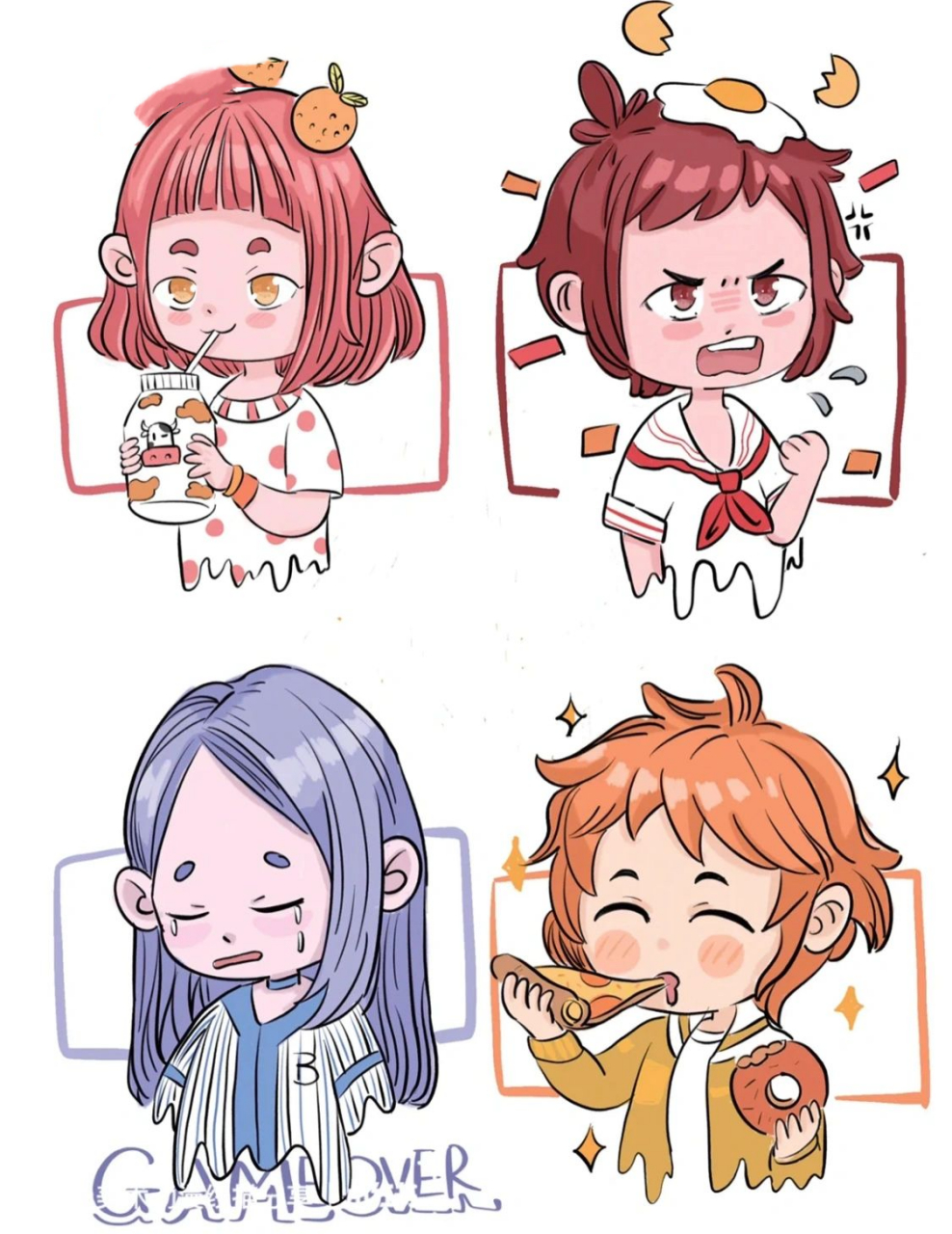 喜怒哀乐表情 动漫表情素材收集