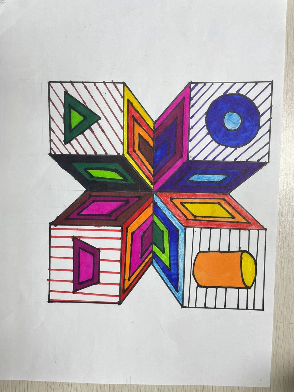 图形创意(3)   利用所学图形设计一幅画