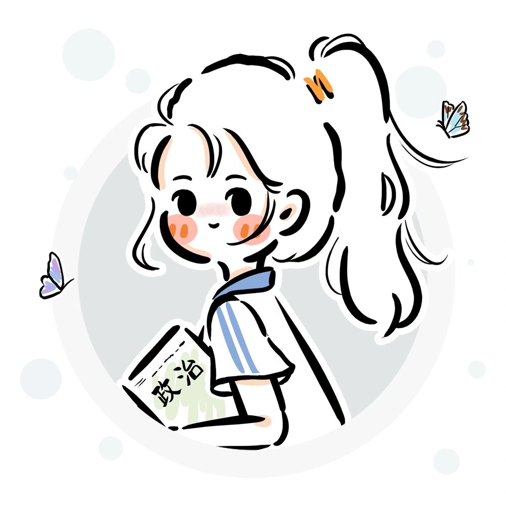 93自用,临摹注明原创艾特我 07商用二改 	     青春校园学生头像