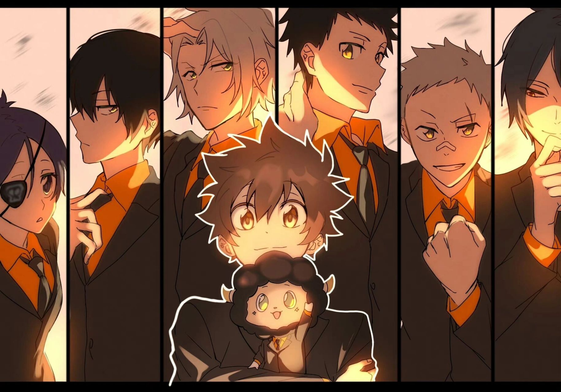 《家庭教师》西装革履与彭格列是真的绝配 西装革履与彭格列是真的