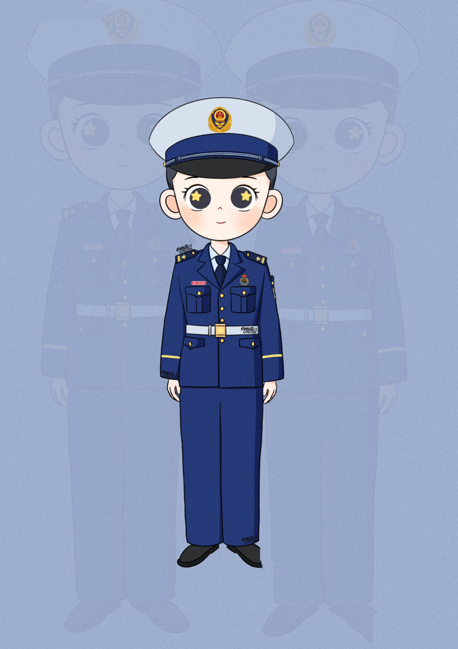 q版消防员|q版蓝朋友 他们不是生来勇敢,而是选择无畏.