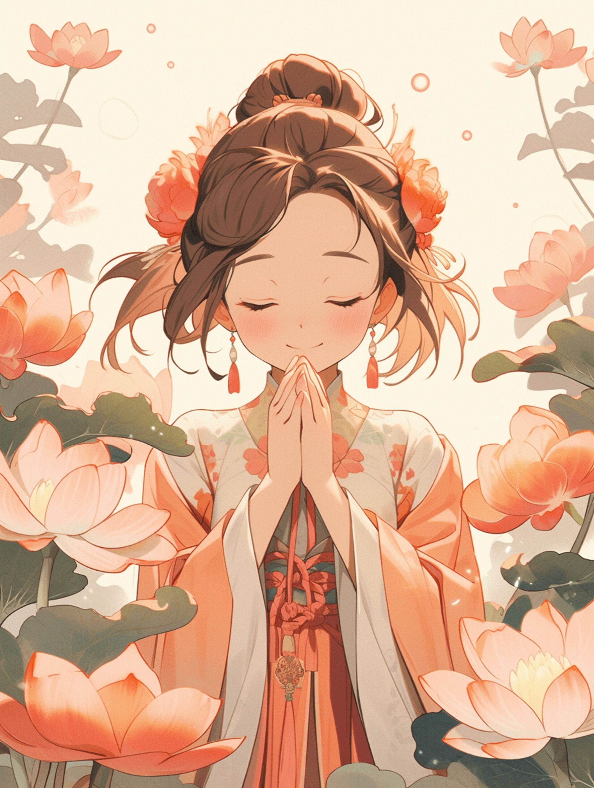 祈福女孩头像