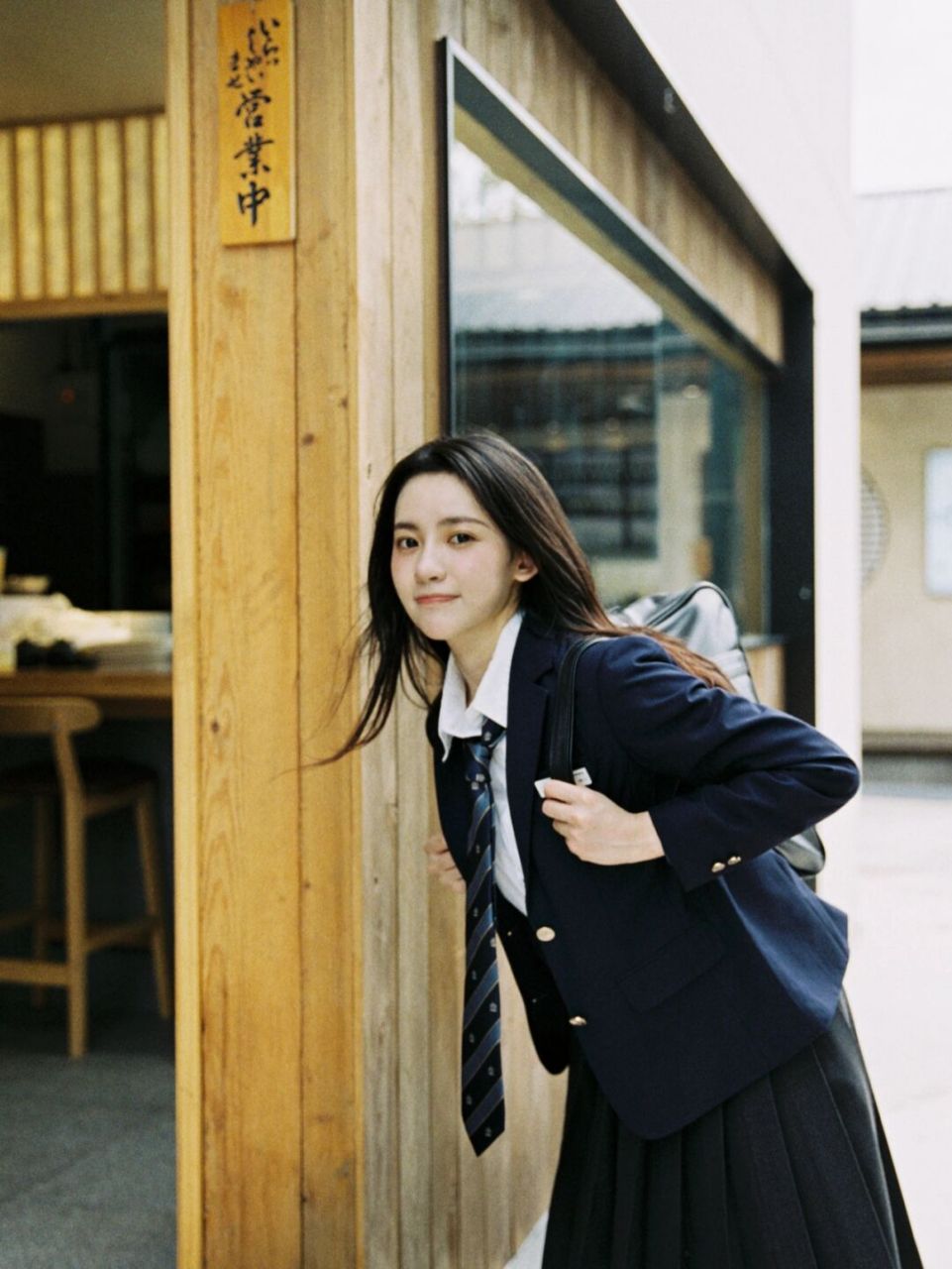 女孩子穿jk制服真的好好看,元气满满!