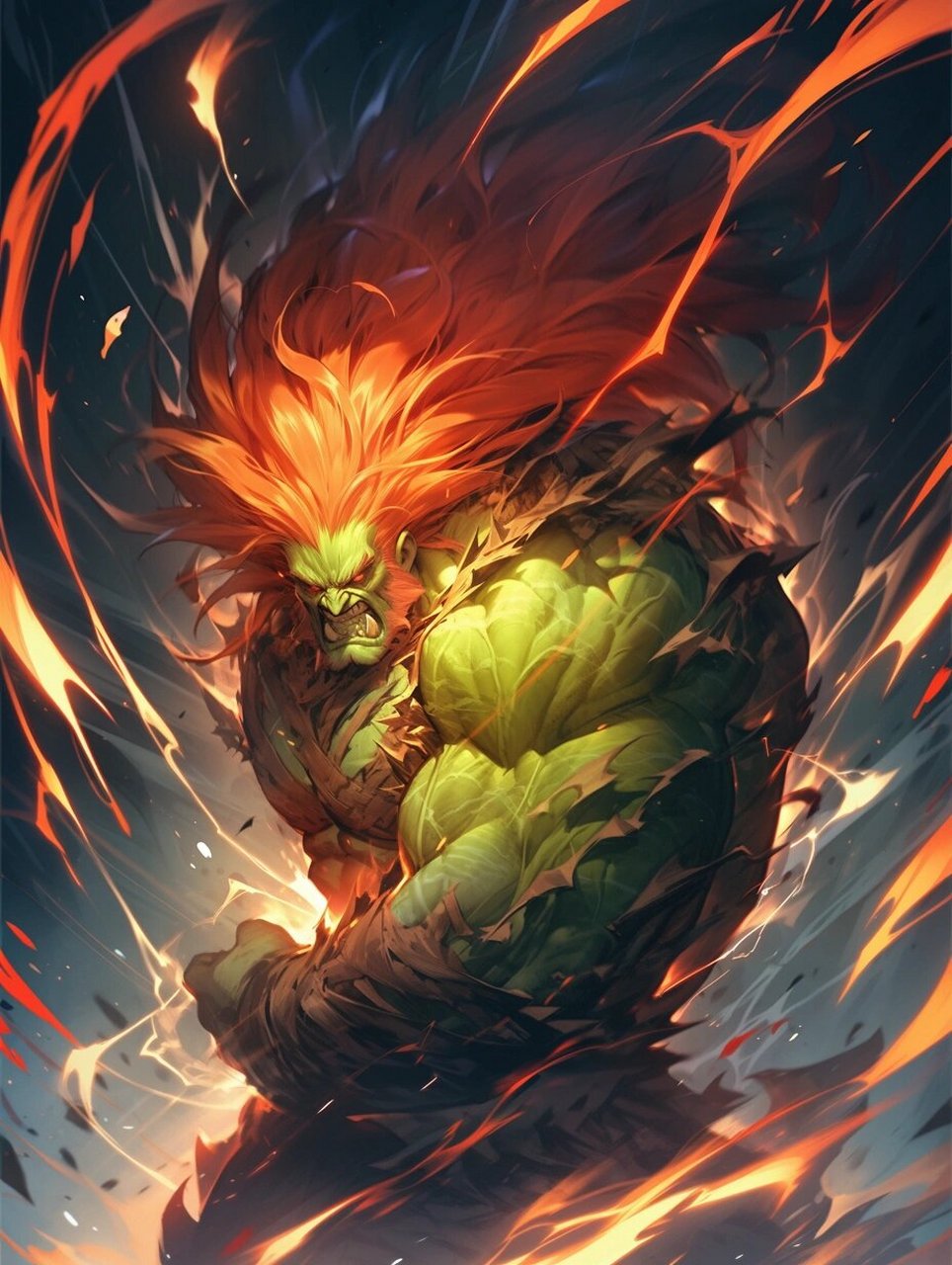 街霸 手机壁纸 ai绘画