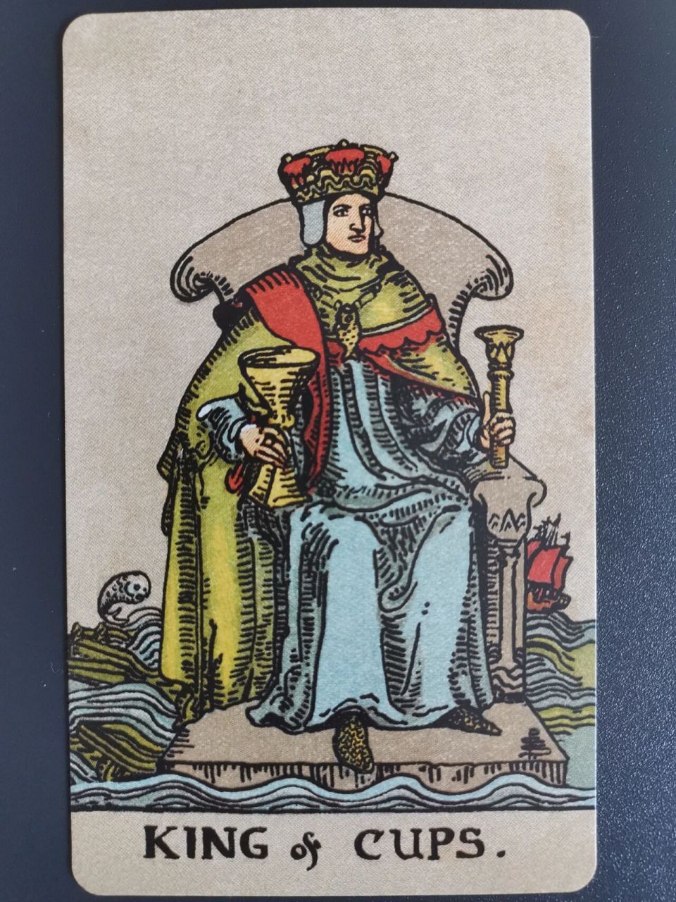 三分钟精读塔罗牌96【圣杯国王】 98【正位】圣杯国王 82一句话