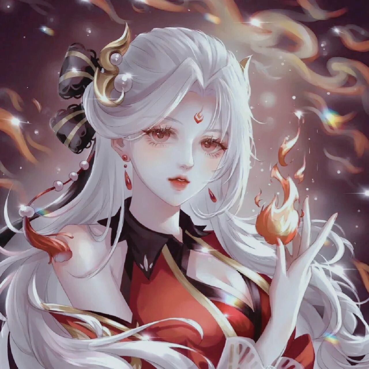 超级美的动漫女生头像
