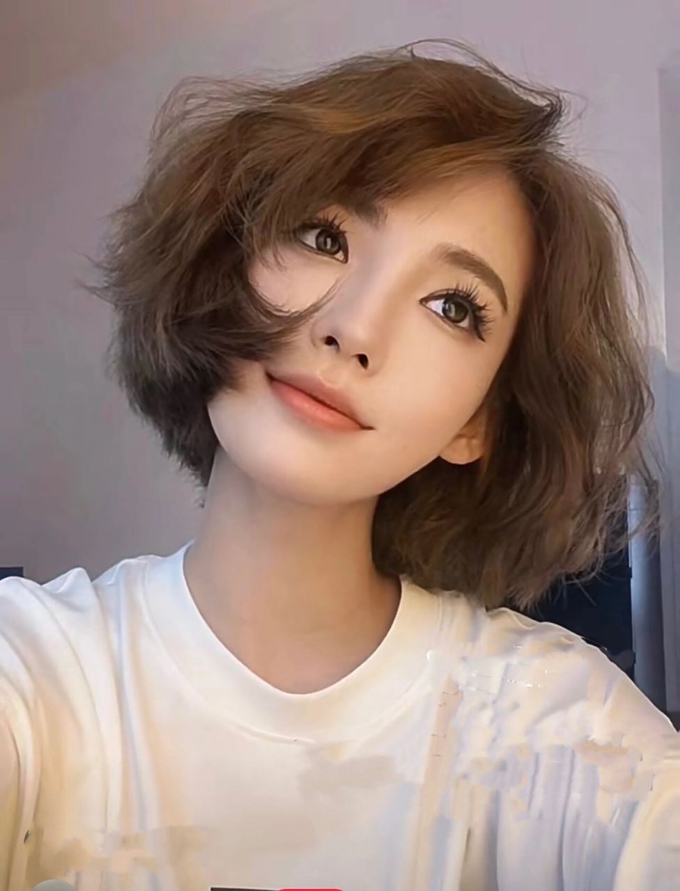 短发烫发合集 蓬松烫真的直91戳少女的0603心脏,特别与少女感