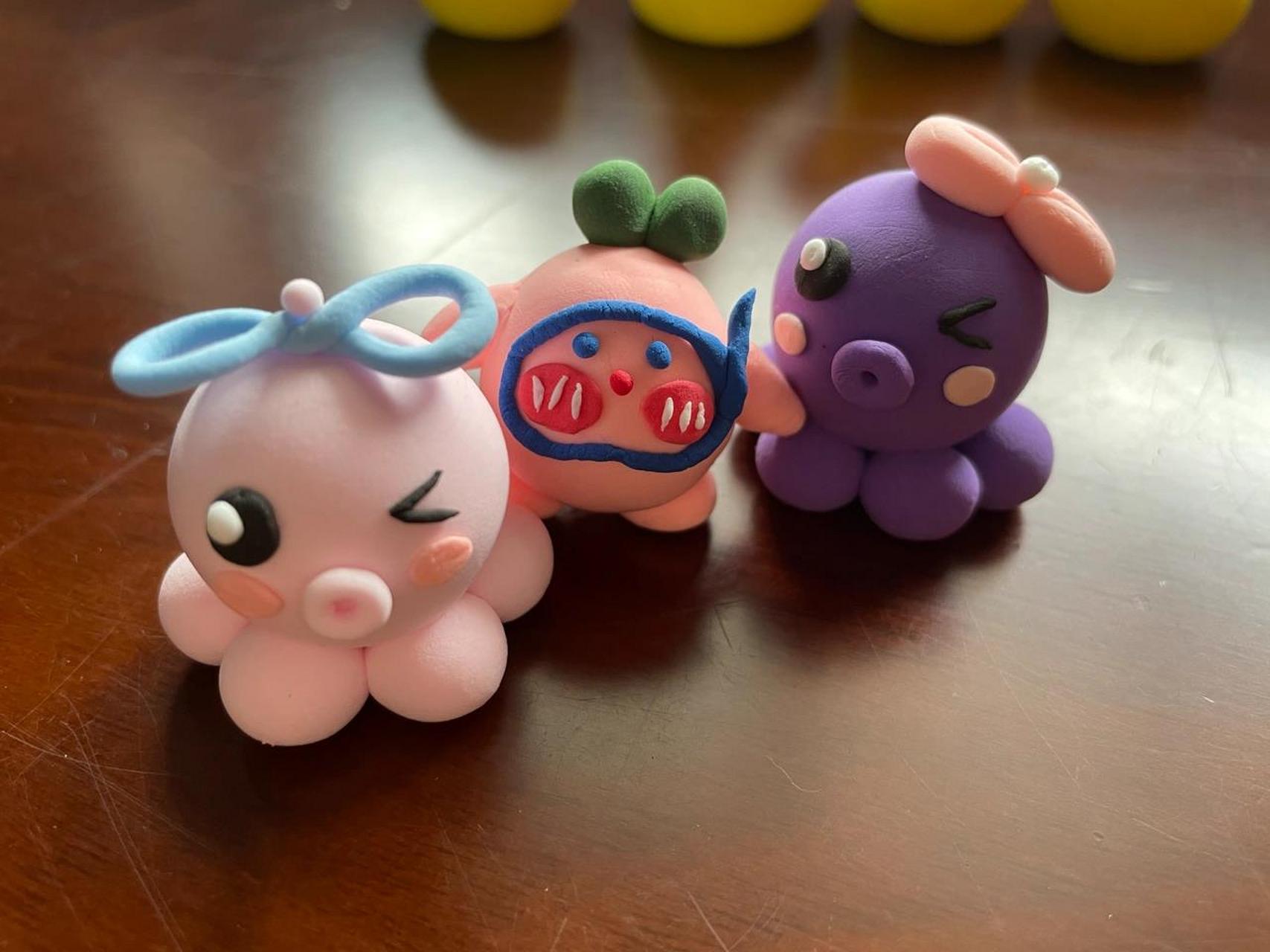 黏土小动物大合集啦~~ 极具可爱