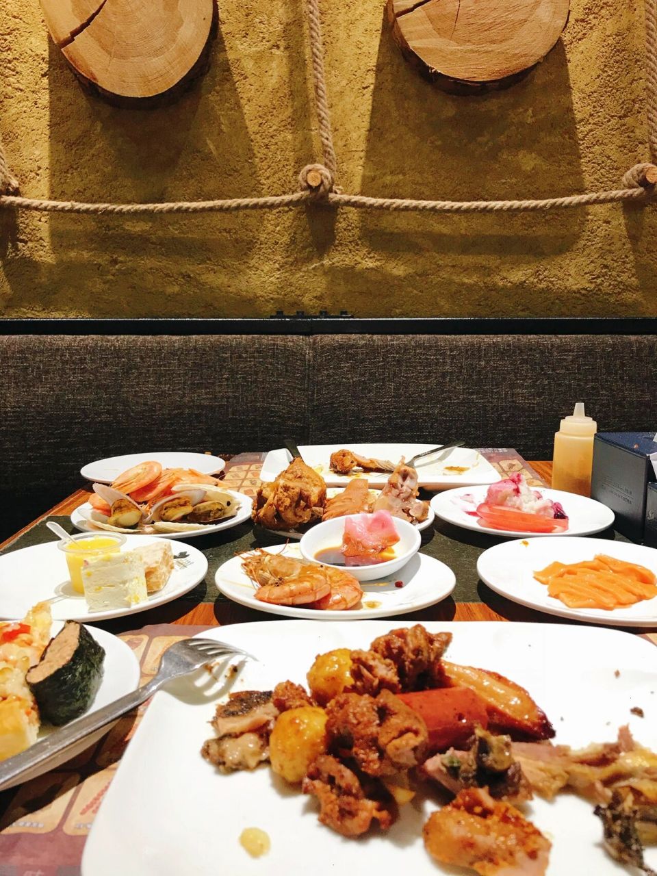 鞍山美食探店:万象汇五楼自助,汉巴味德 16615一个比较喜欢吃虾的