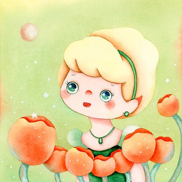 78合集 | 迪士尼公主 | 精灵版原创水彩头像