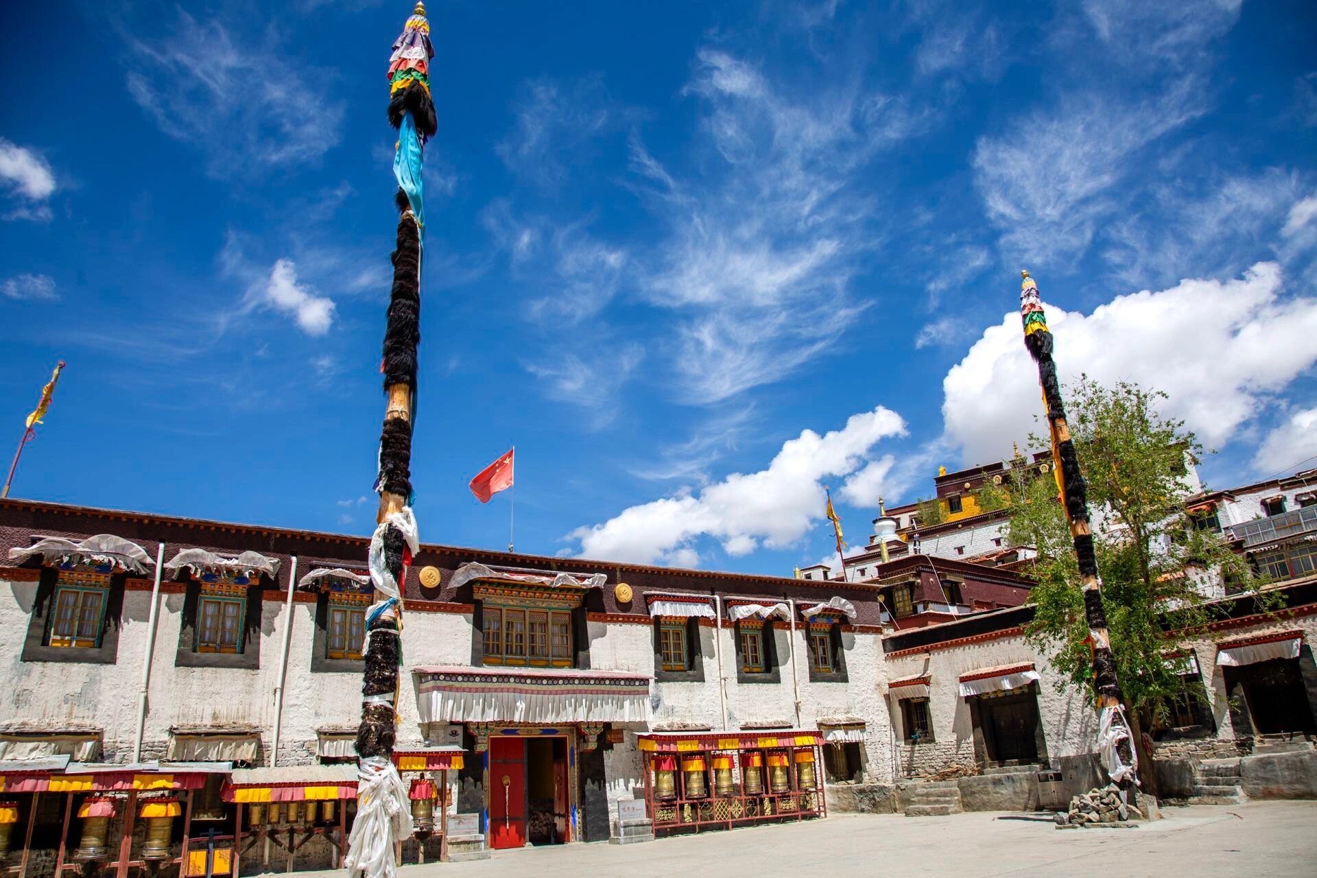 no690 西藏日喀则 白朗县 嘎东寺 位于日喀则白朗县境内,嘎东寺历经