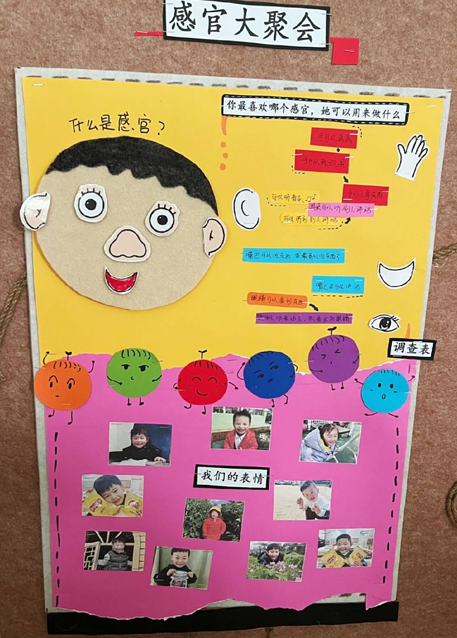 幼师资源:小班《感官游乐园》主题墙 幼师资源」小班《感官游乐园》