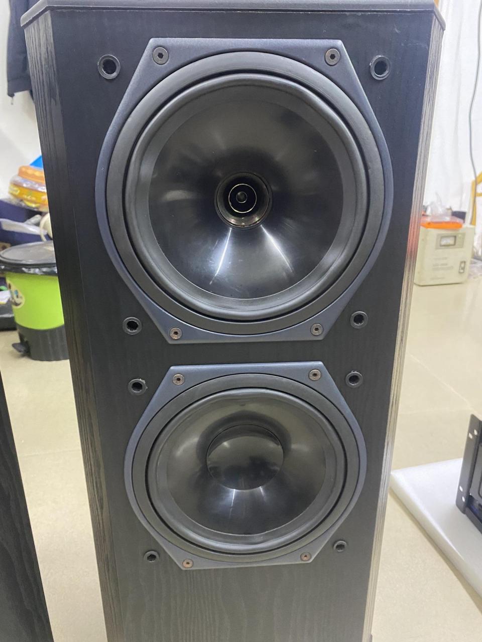 英国天朗611同轴音箱,8寸同轴喇叭 8寸低音喇叭;成色极新,一切原装没