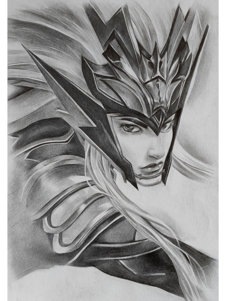 王者荣耀素描合集(五虎上将) 吾家屡世公侯,启识村野匹夫 一身转战