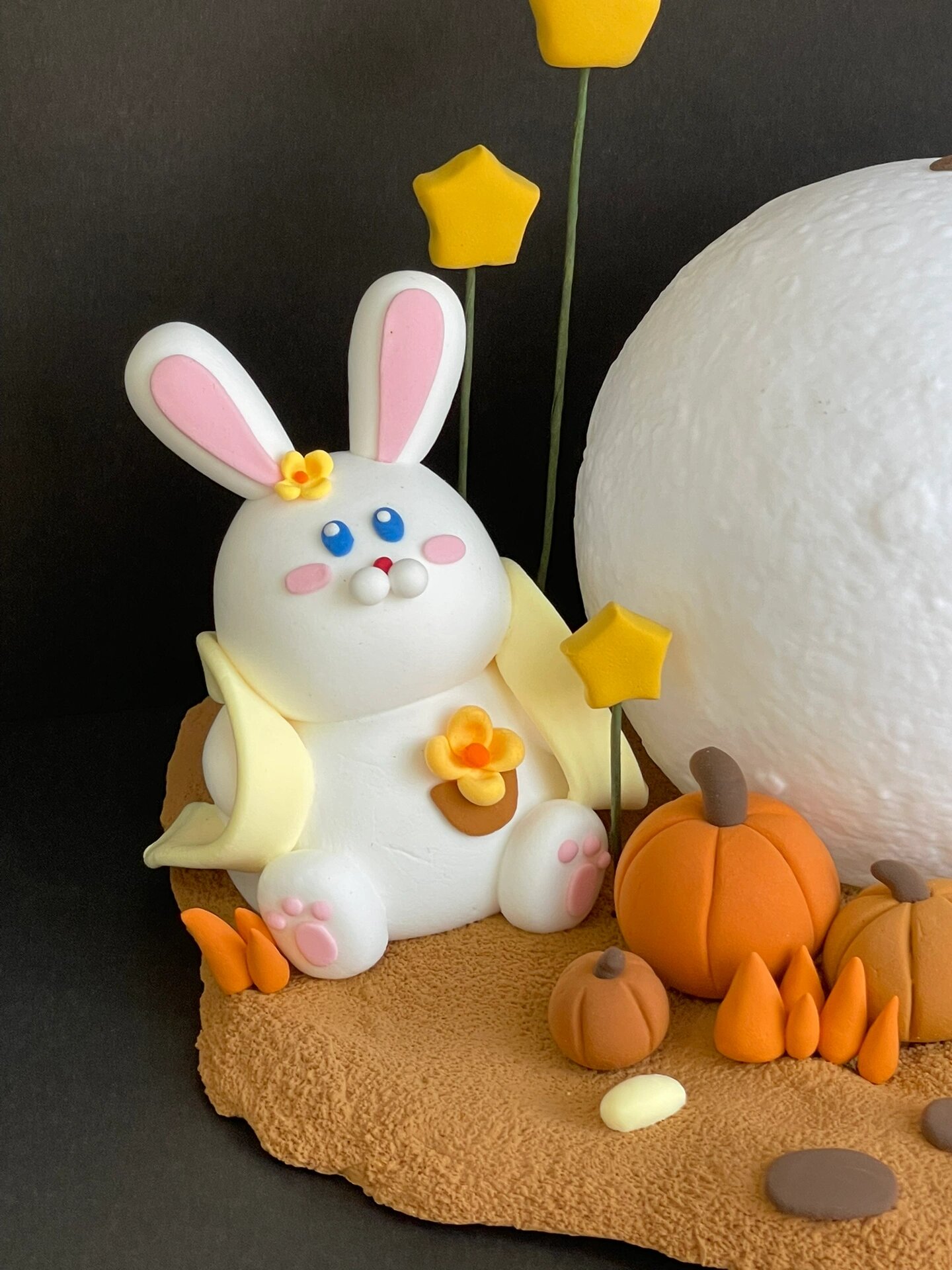 中秋节粘土小夜灯