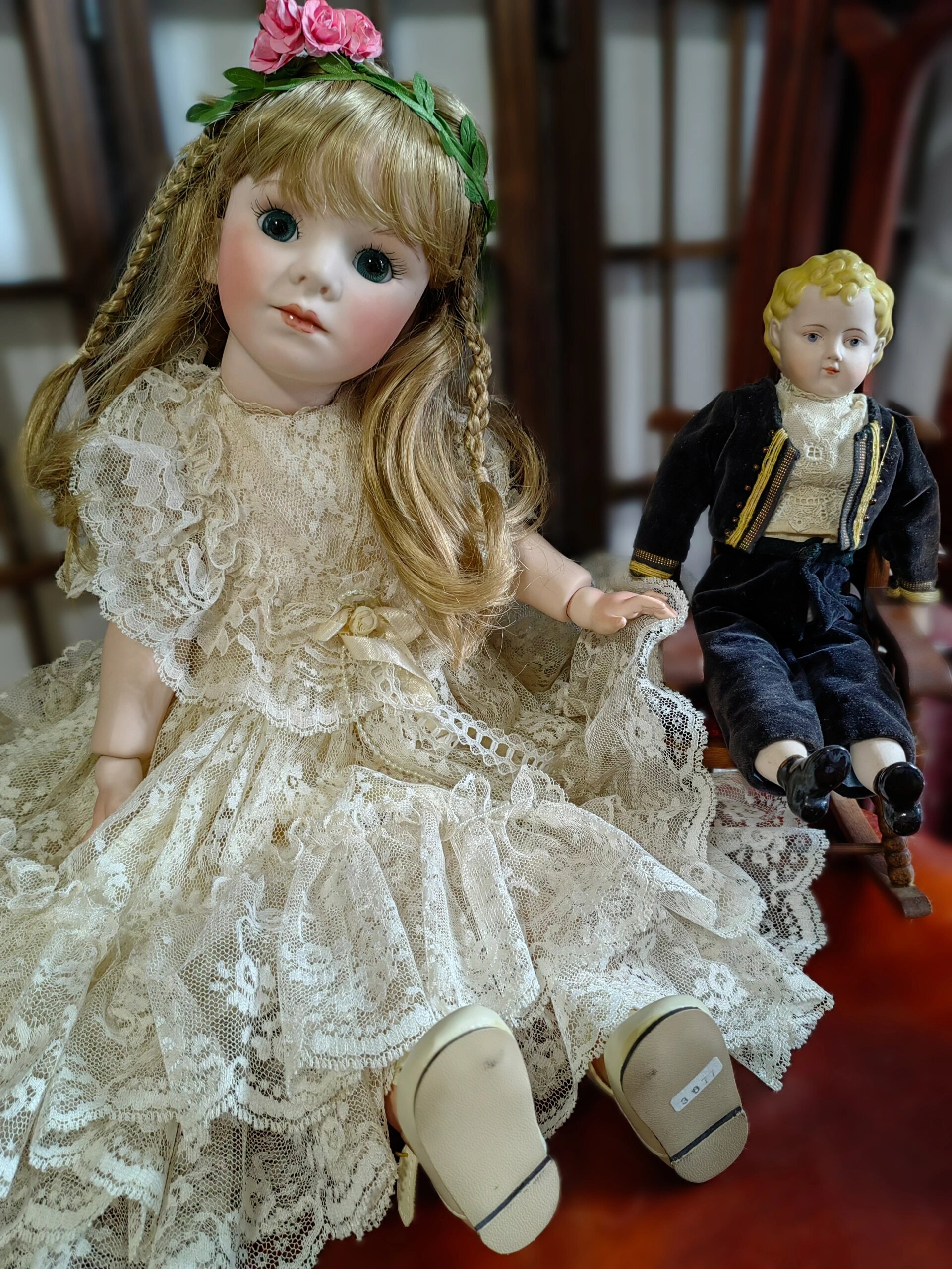 人间芭比 德国艺术家全瓷古董娃娃