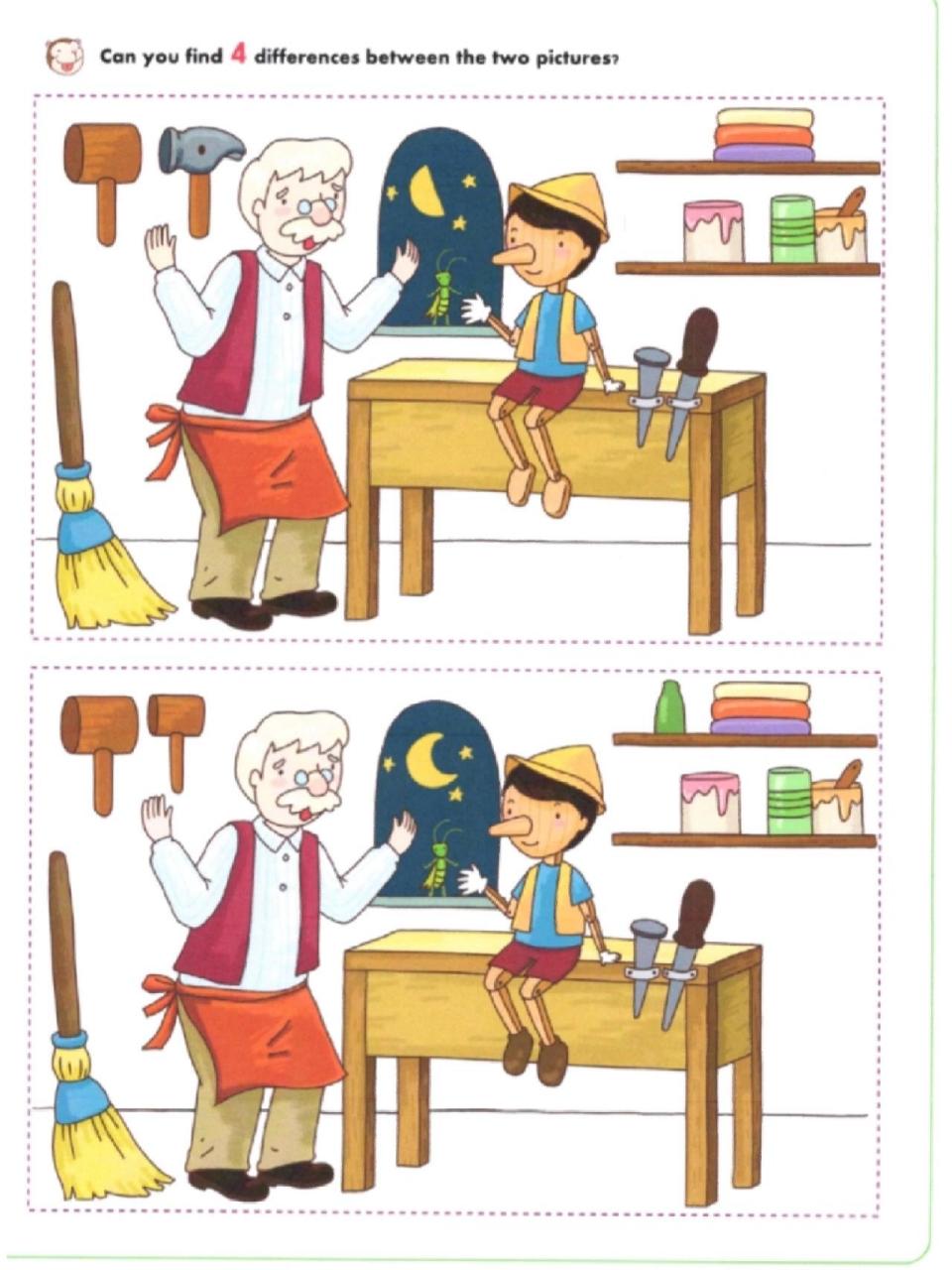 找不同又来了7815快来快来 每个图片上有四处不同,赶快来找一找吧