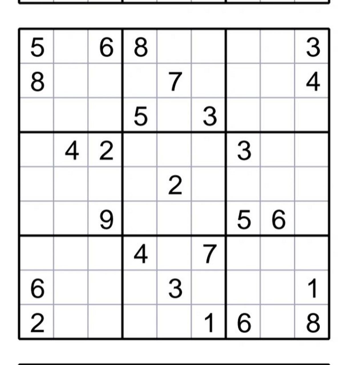 970159 九宫格数独题,每日一练!