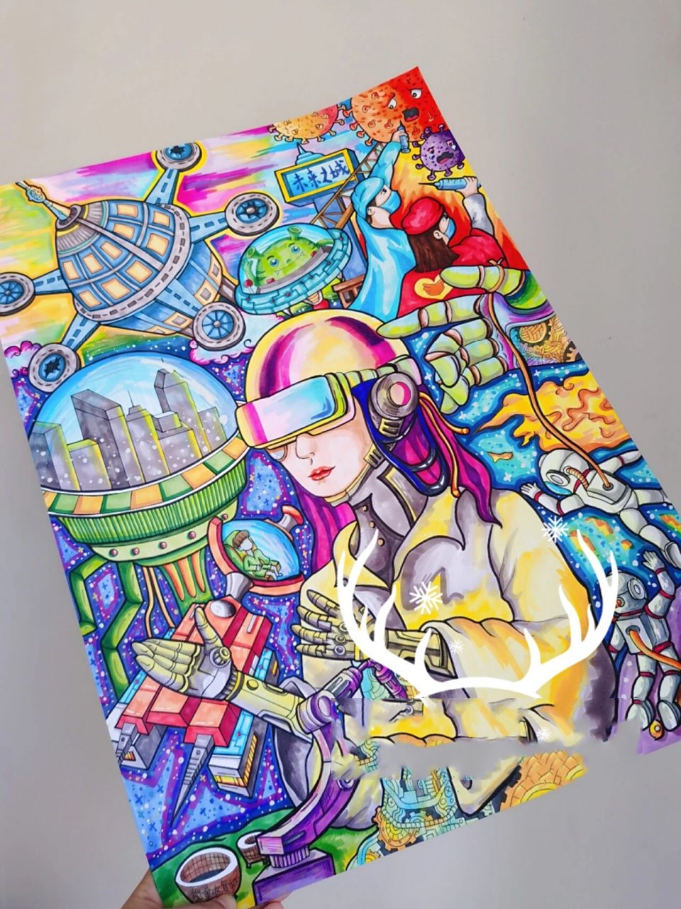 科幻画|星际穿越系列|4k|附创作说明781578 作品题目:《星际