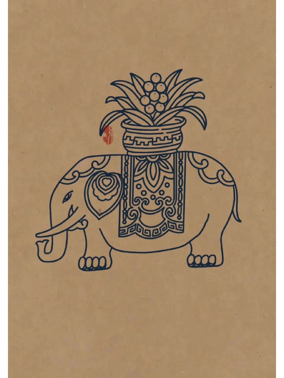 传统图案纹样‖太平有象 二零二三年三月十七日     晴〖太平有象