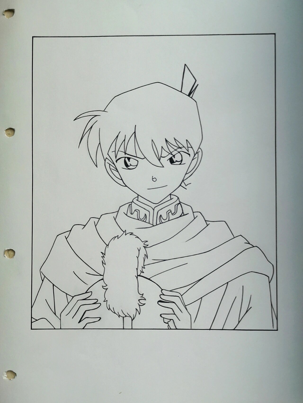 名侦探柯南78工藤新一手绘78