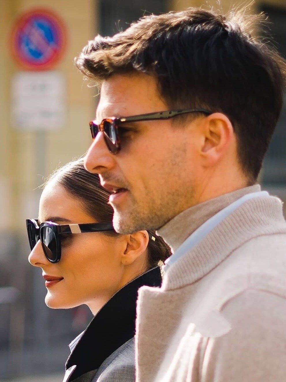 欧美明星情侣街拍丨明星穿搭 oliviapalermo奥利维亚.