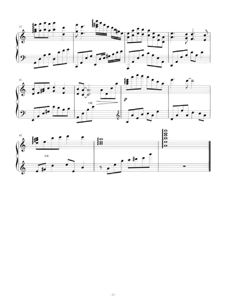 钢琴谱-谭维维《往日时光》 听演奏,请移步主号