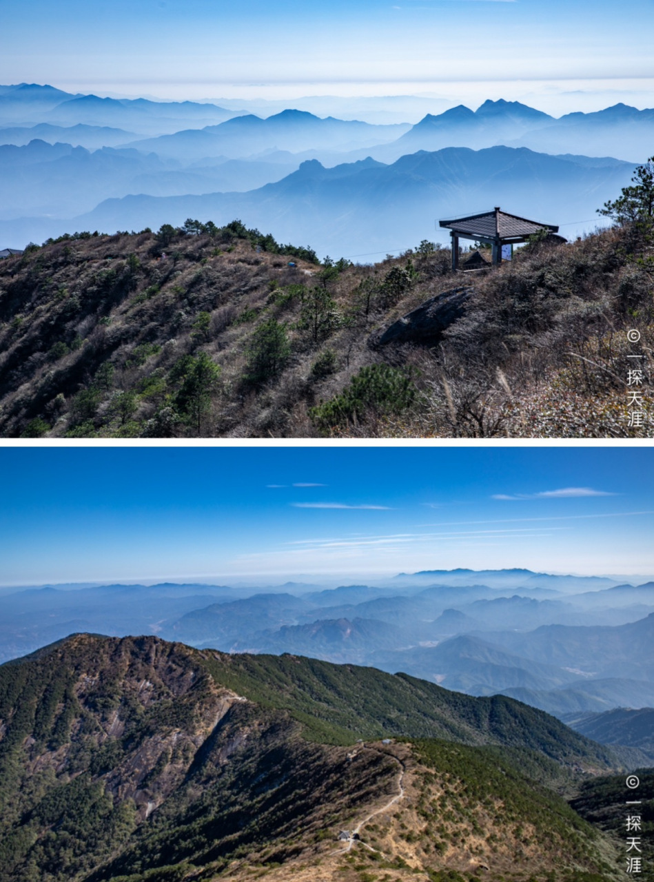 建宁山居云游记##三明山居暖冬节#   晴天的金铙山有多美!