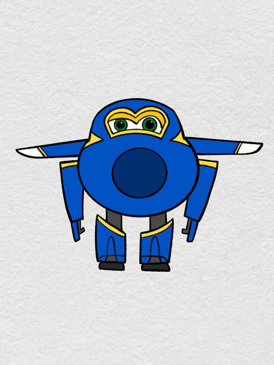 分步骤教你画超级飞侠-酷飞