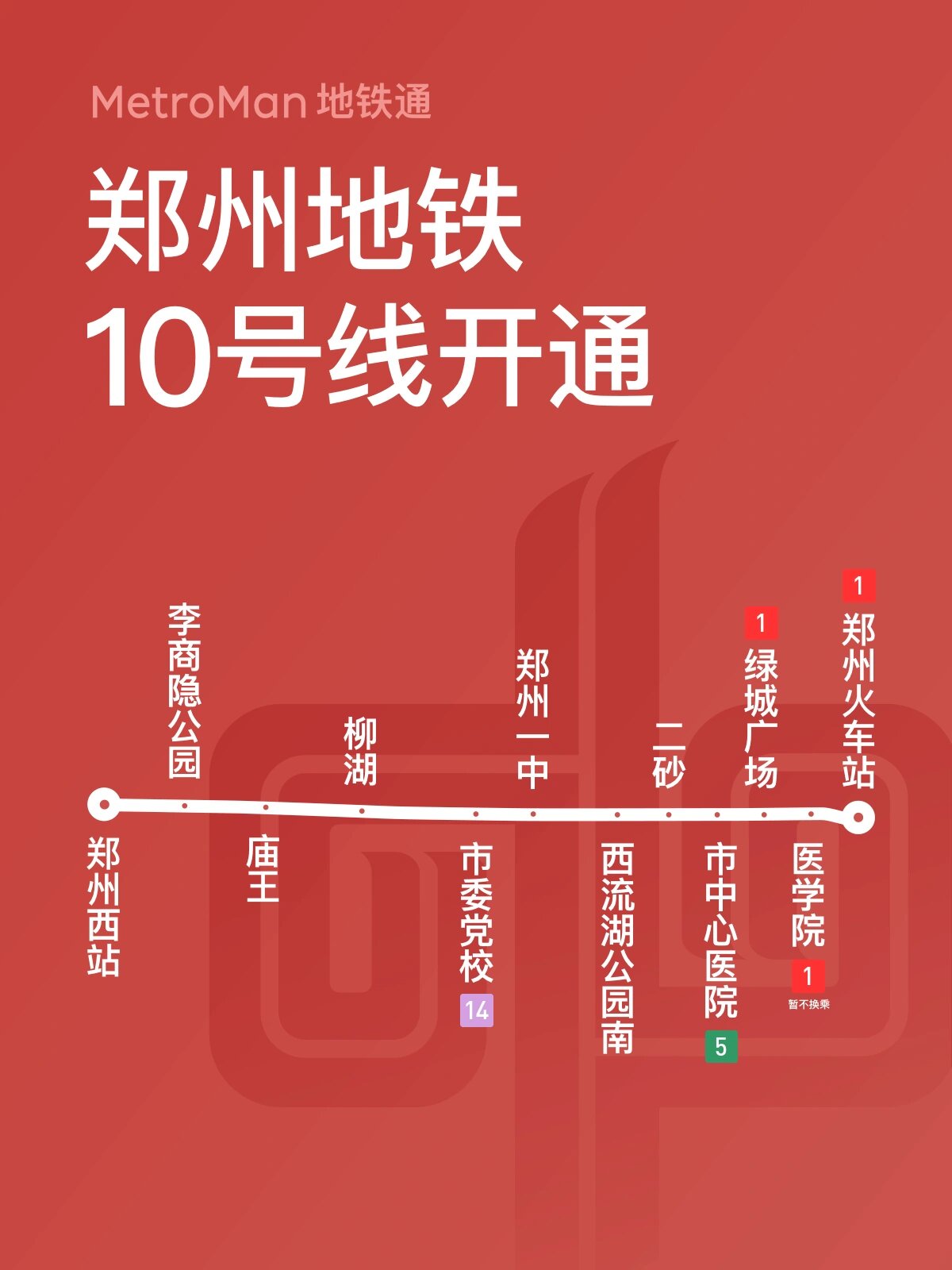 10号线换乘图片