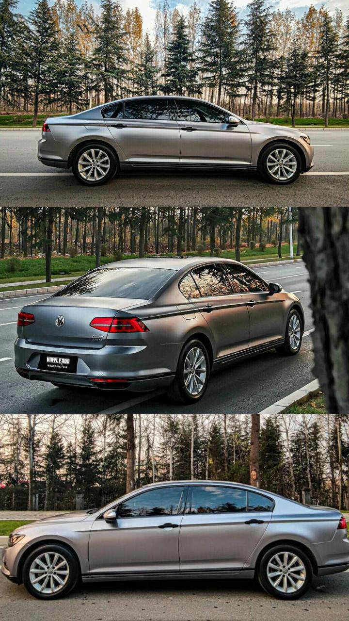 大众迈腾车身改色案例合集,电光钛灰amg山灰