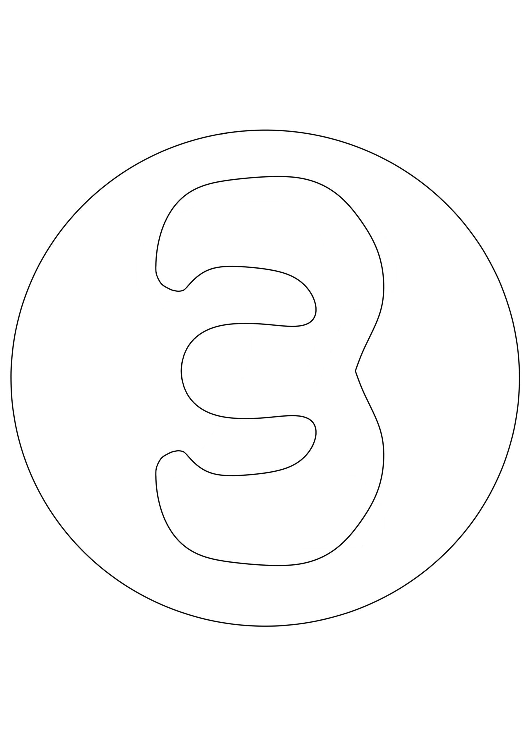 简笔画创意数字3【原创拒绝商用】简笔画