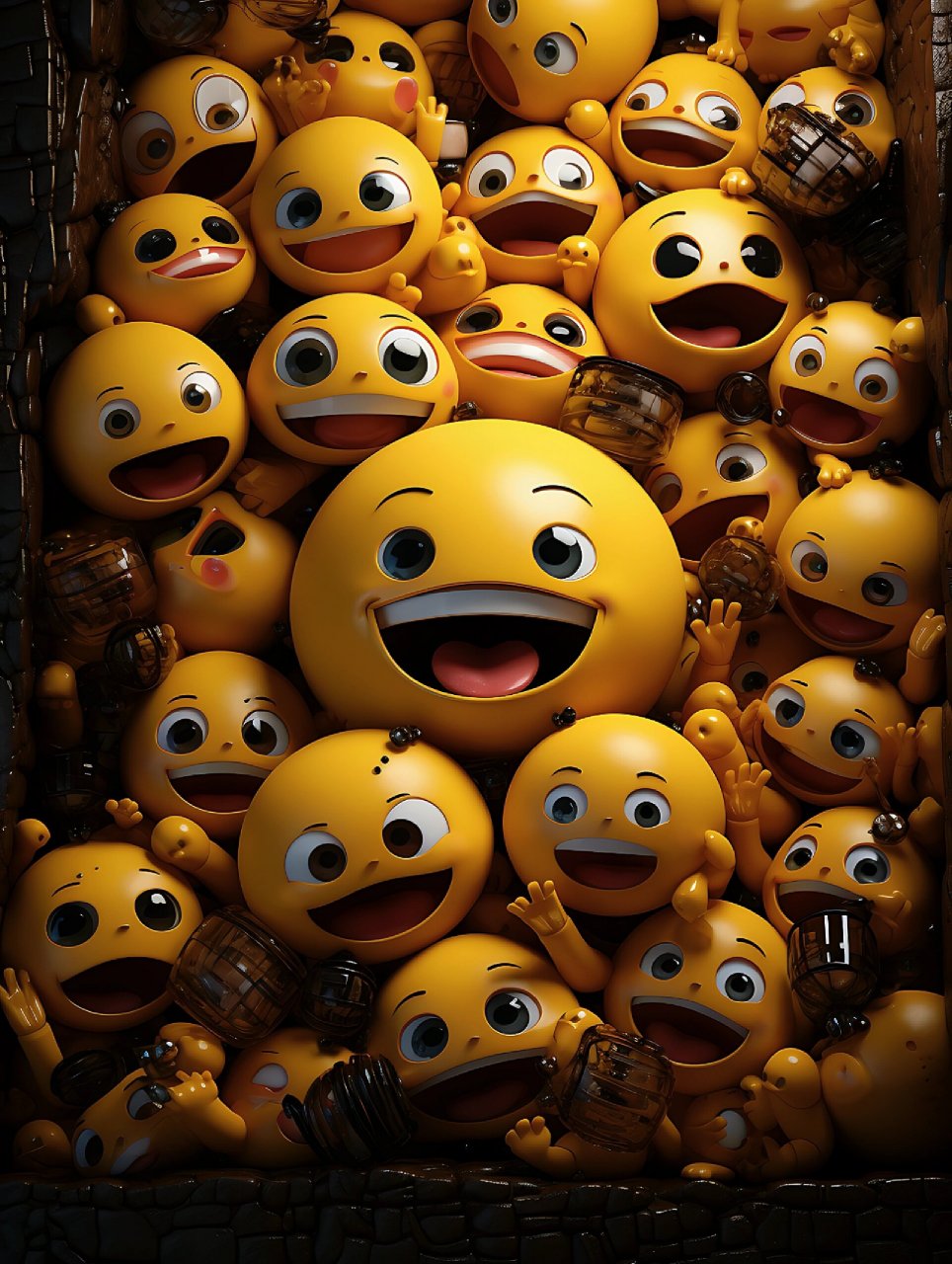 4k高清壁纸|90 超治愈笑脸表情!