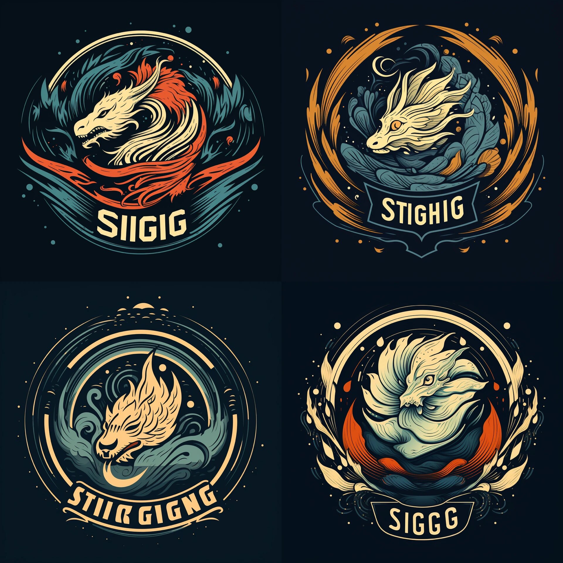 logo设计|潮玩酷炫俱乐部logo头像设计9797