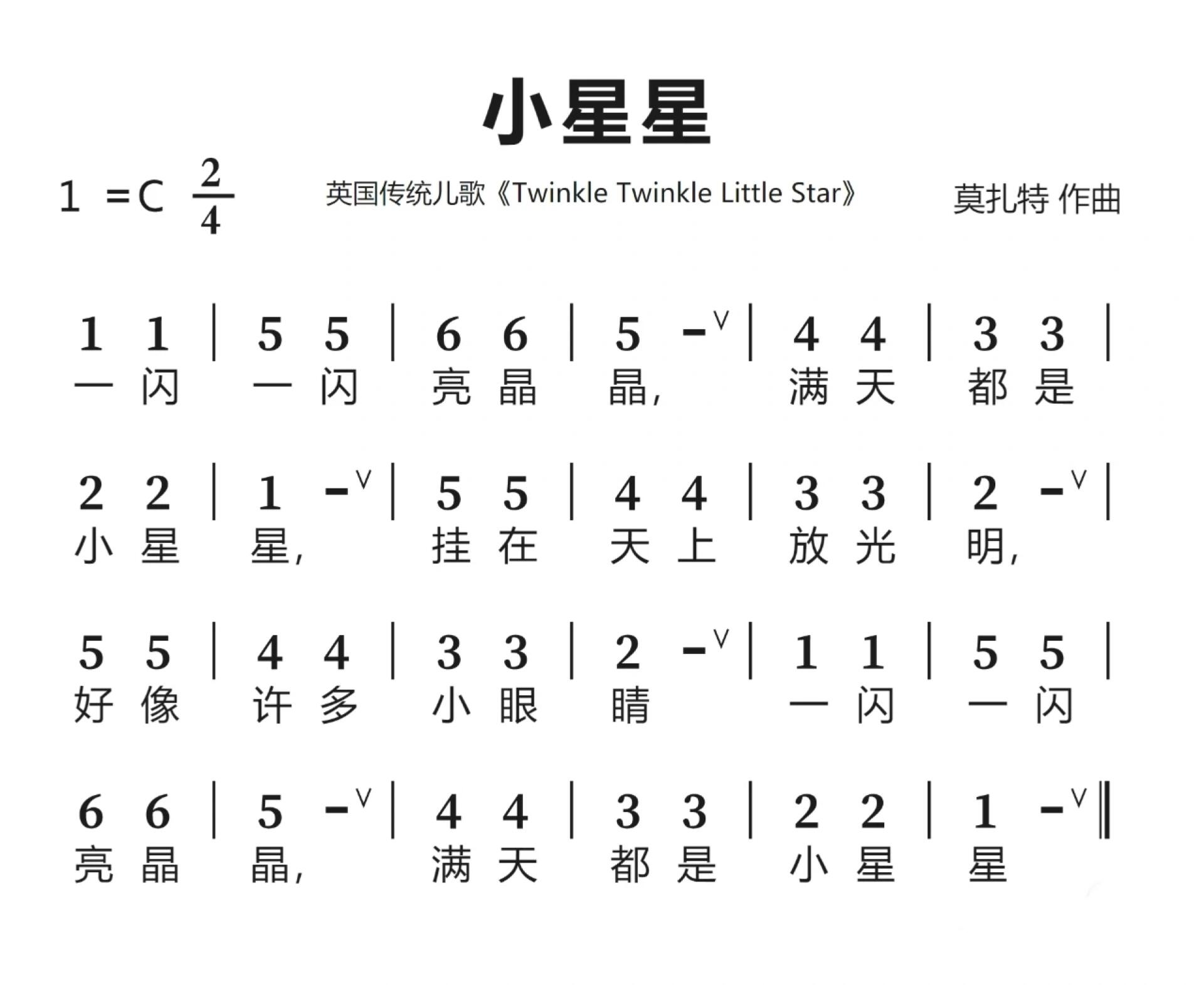 通过《小星星》实际运用—节拍,拍子