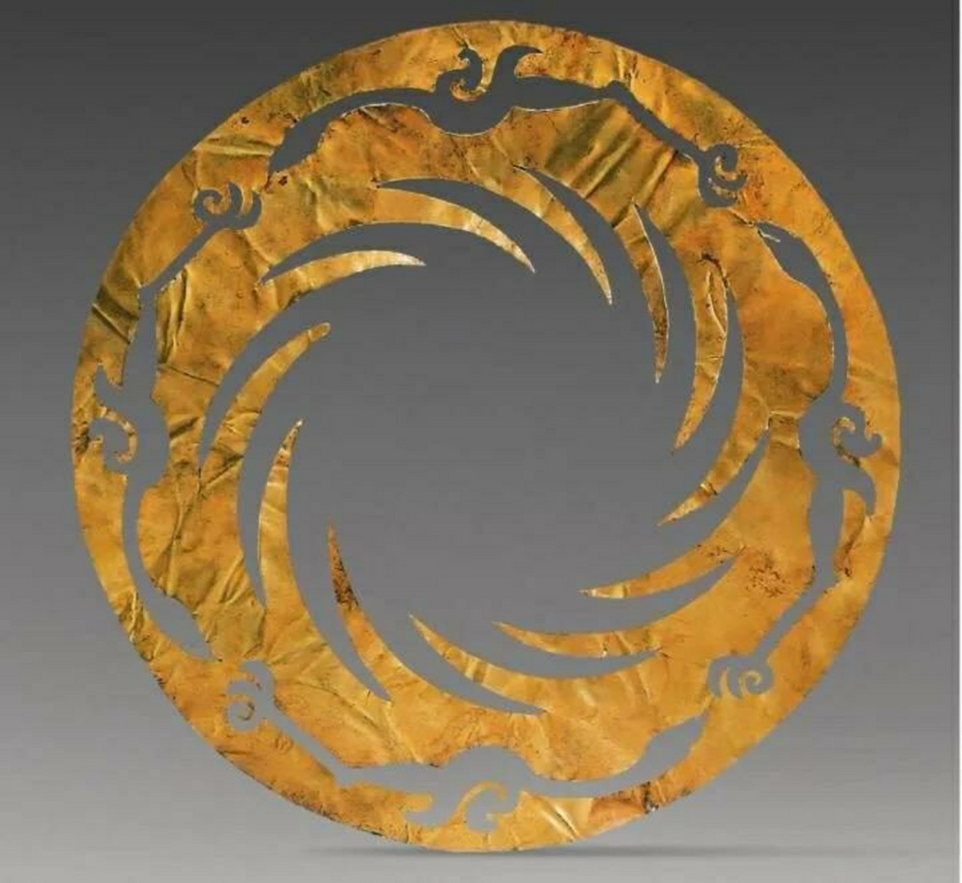 一日一物012 | 太阳神鸟金饰 一日一物识古今,艺海纵横游天下96