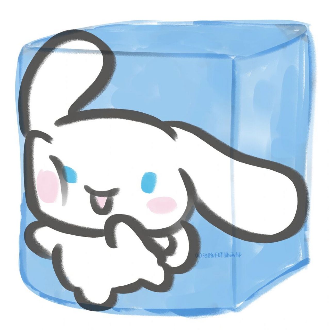 夏日头像|冰块三丽鸥 好热热热,快进冰块躲躲 #头像# #头像分享