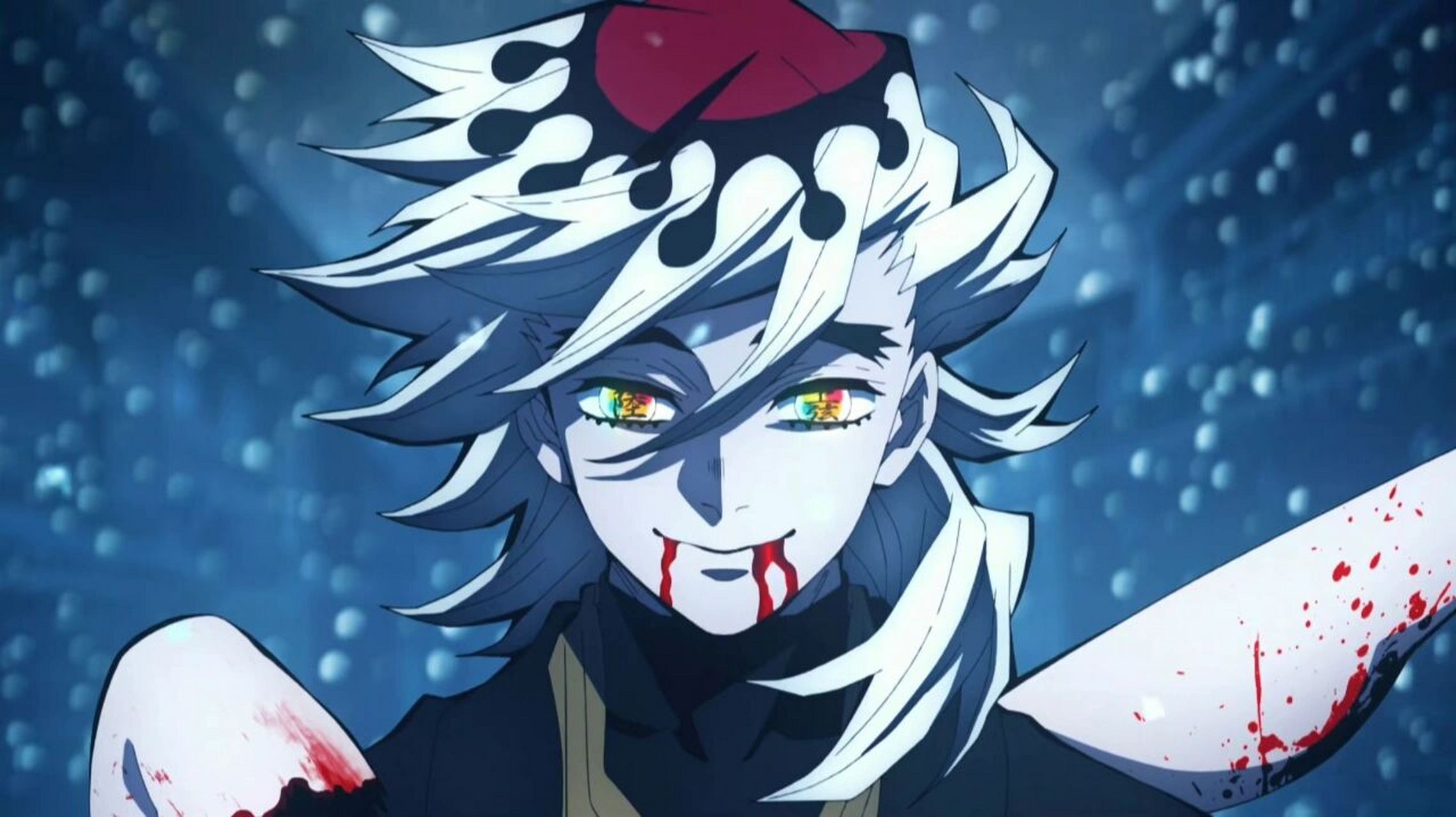 鬼灭之刃童磨绘画线稿  你也变成鬼如何?