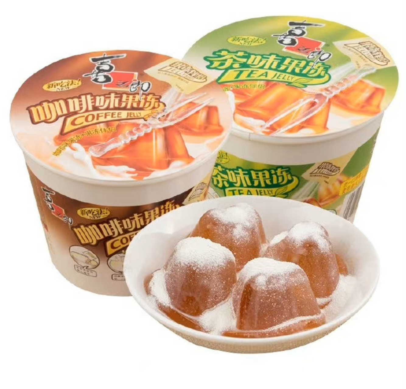 9】喜之郎 摇摇果冻117g*6桶  超市一桶5.