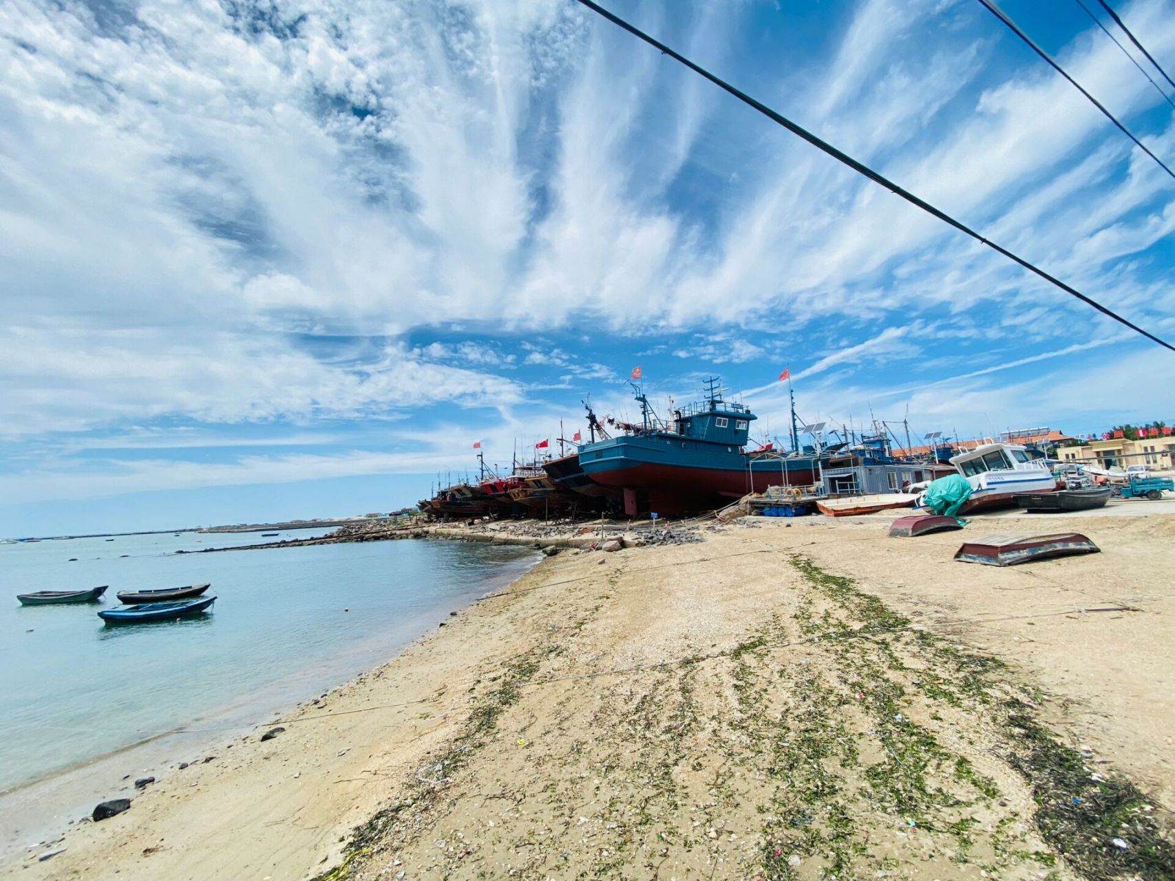 烟台龙口桑岛攻略 先说旅游建议,出片,但就是个岛,也不大,岛上没怎么