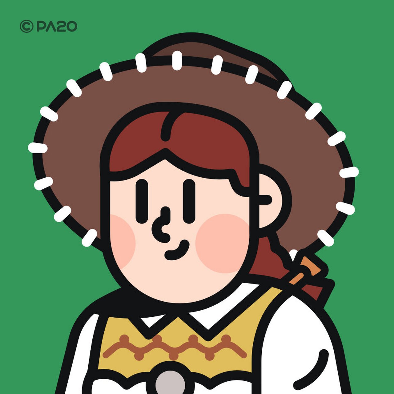 原创头像|巴斯光年 94 巴斯光年 & 翠丝 99 一起踏入甜美的二月吧