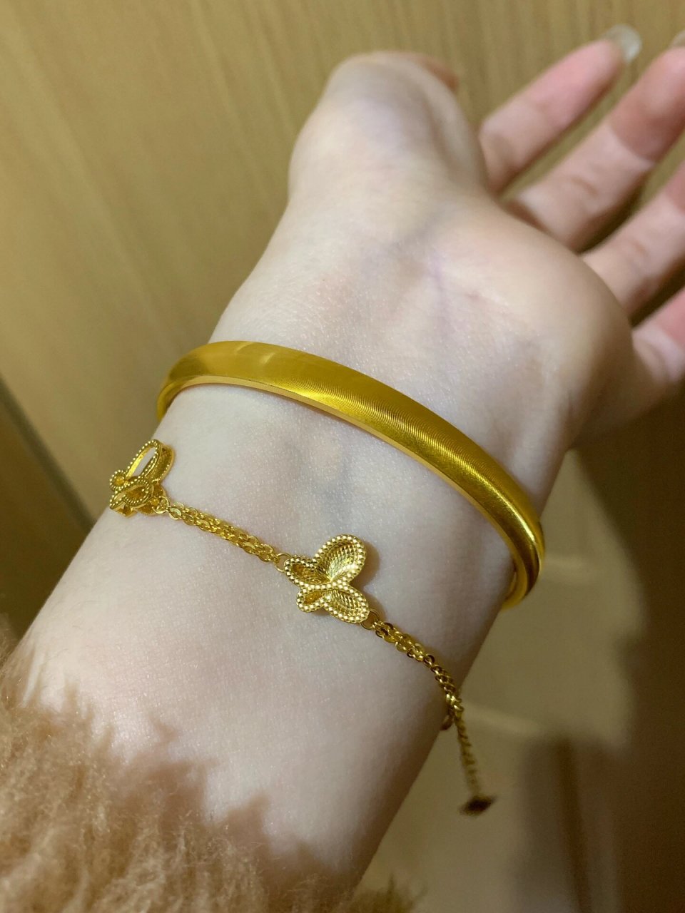 7克金手镯第三弹:猫眼镯不得拥有一支嘛?