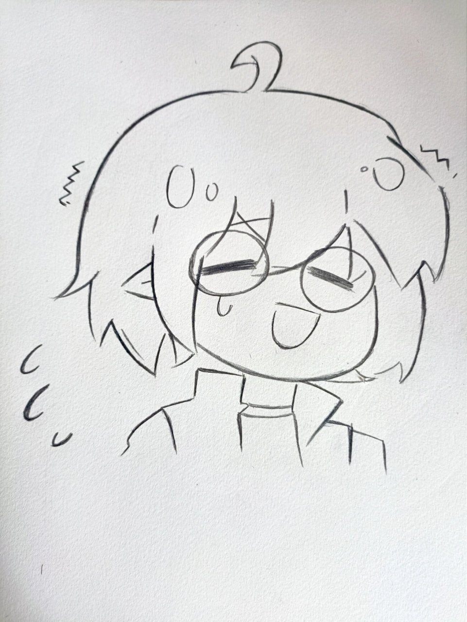 凹凸世界紫堂幻绘画过程 临摹