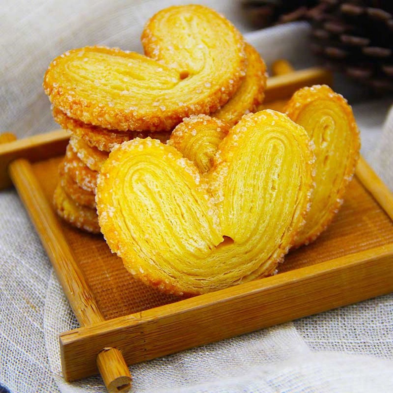 澳门九澳蝴蝶酥 浓郁黄油香味 酥脆可口 一口沦陷 【推荐理由】精选