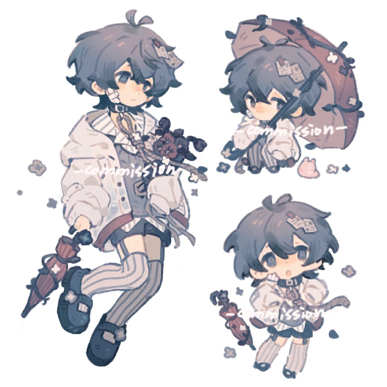 摸鱼页desu! 画了好多可爱宝!