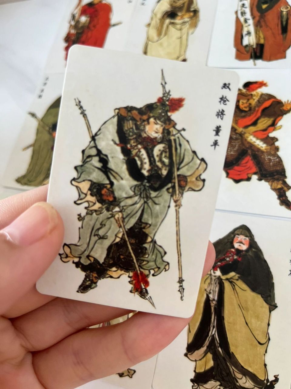 戴敦邦水浒人物绘全套 梁山108好汉卡片,个人收藏的一套,题材来源于