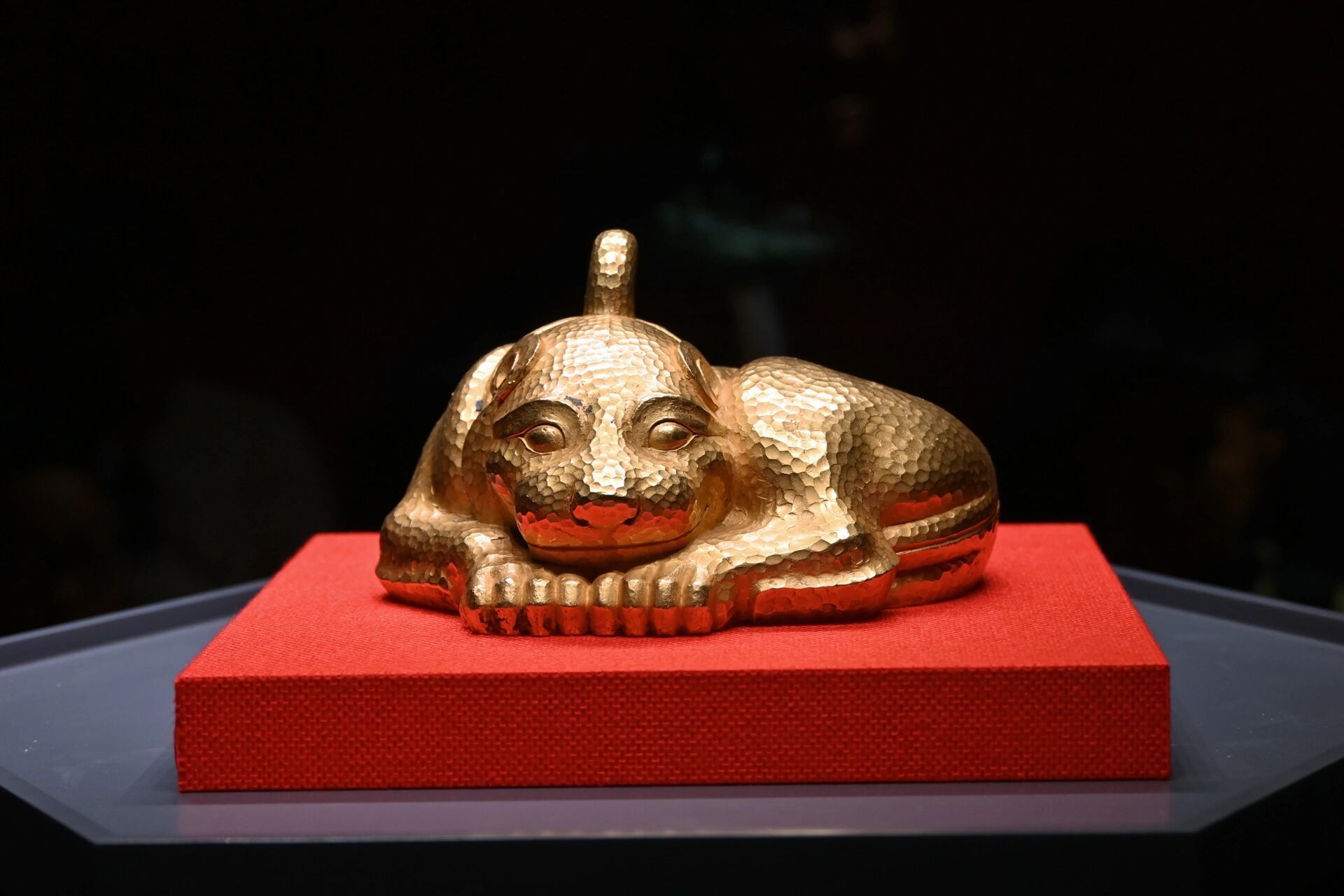 南博镇馆之宝金兽 南京博物院人太多了堪比春运 不过谁不喜欢金子呢